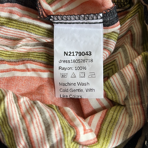 Shein Women Cut Out Back Plunging Kimono Dress dress multicolor 3XL - Picture 12 of 14